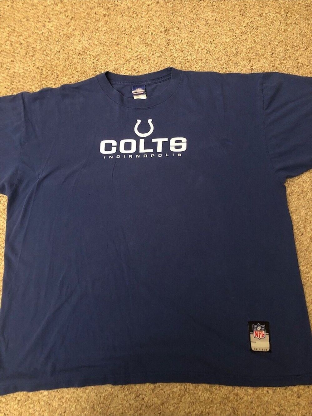 Reebok Indianapolis Colts NFL On Field Team Apparel XL Blue Pullover
